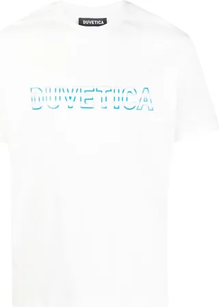 logo-print cotton T-shirt