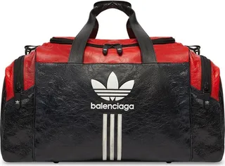 x Adidas trefoil-logo gym bag