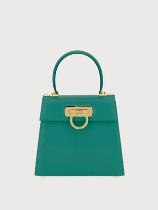 Ferragamo Women Iconic Top Handle (S) Green