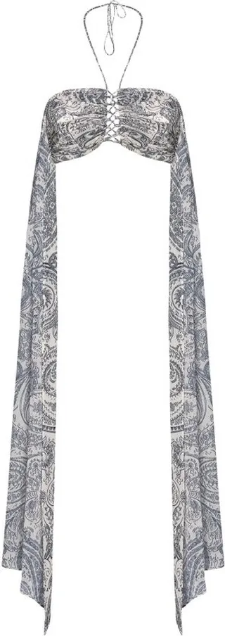Etro Halterneck Cropped Top