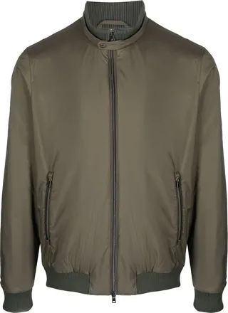 Zip-Fastening Bomber Jacket