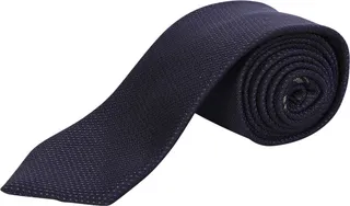 Texture-finish Regimental Blue Tie