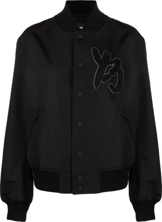 Black Y-3 Team Bomber Jacket