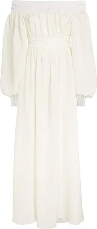Loretta Caponi Silk Claretta Nightgown