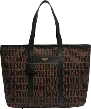 Moschino Allover Logo Printed Tote Bag