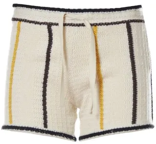 Jil Sander Striped Drawstring Knitted Shorts