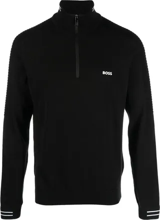 High-Neck Cotton Jumper