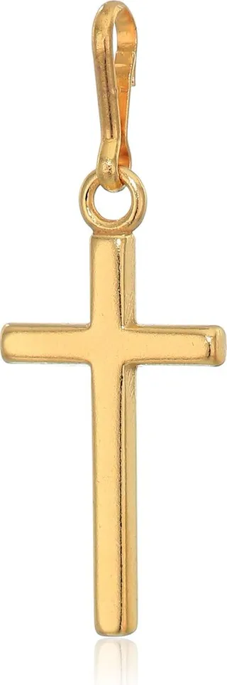 Alex and Ani Women's Cross Charm 14kt Gold Plated