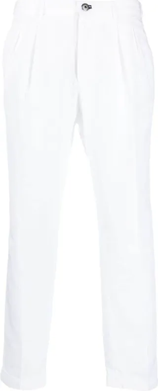 Tapered Tailored Linen Trousers