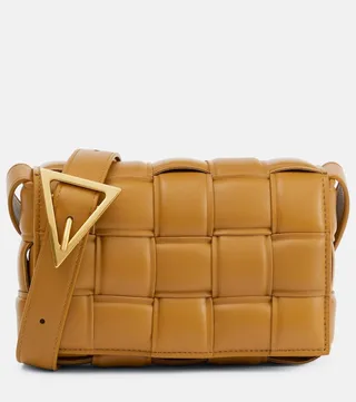 Padded Cassette leather shoulder bag