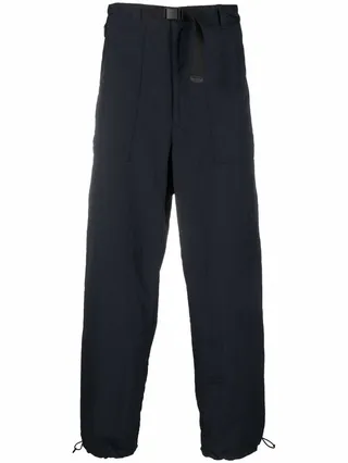 Belted Straight Leg Trousers