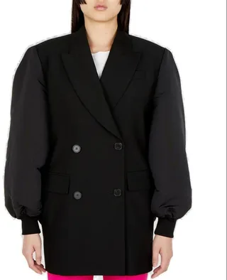 Alexander McQueen Straight-Hem Buttoned Bomber Jacket
