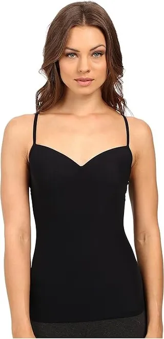 Hanro Allure Bra Cami (Black) Women's Pajama