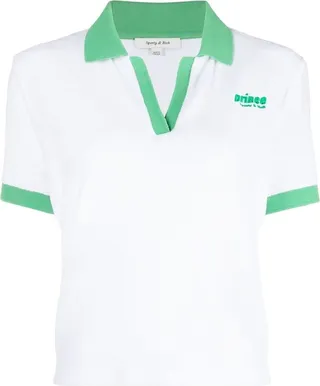 Logo-Embroidered Polo Top