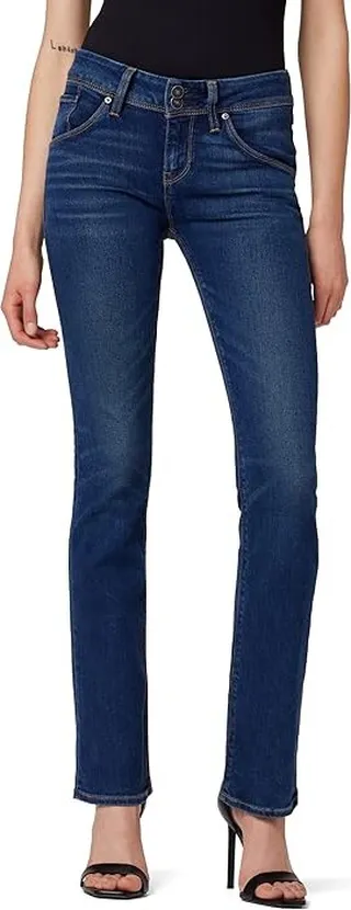 Hudson Jeans Petite Beth Mid-Rise Baby Boot in Obscurity (Obscurity) Women's Jeans