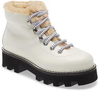 Genuine Shearling Lined Hiking Boot