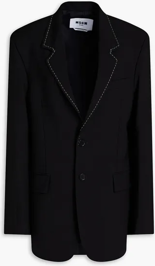 Stretch-wool blazer