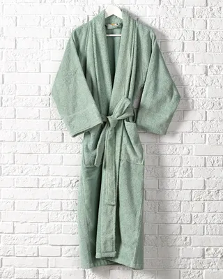 Superior Long-Staple Combed Terry Unisex Adult Bathrobe