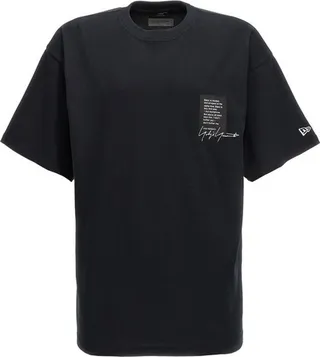 Yohji Yamamoto Logo Patch Crewneck T-Shirt