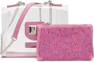 Steve Madden Scarlet Rhinestone Crossbody Set