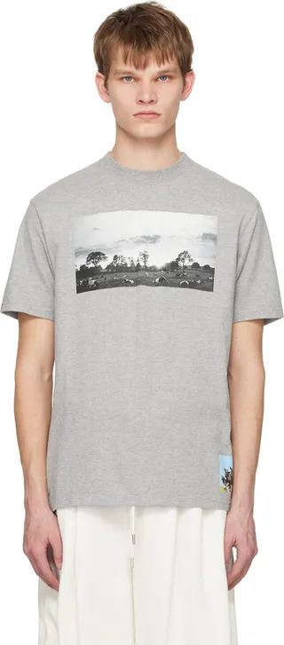 UNDERCOVER Gray Graphic T-Shirt