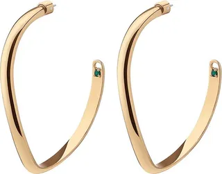 Mini Calypso Curve Hoop Earrings