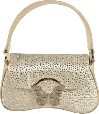 Crystal Embellished Butterfly Flap Shoulder Bag Blugirl