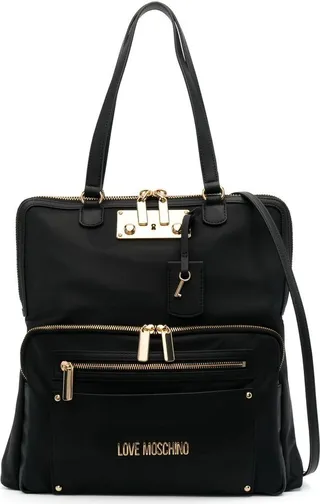 Logo-Lettering Shoulder Bag