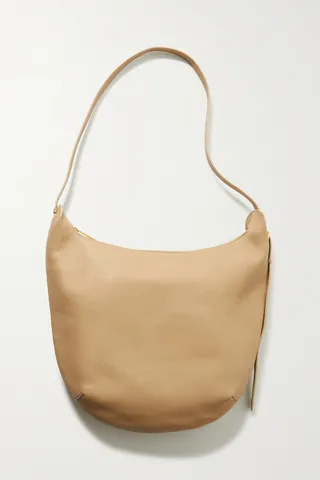 The Row - Allie Leather Shoulder Bag - Neutrals