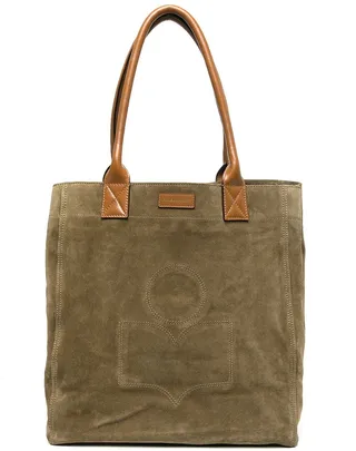 Yenky iconic suede tote bag