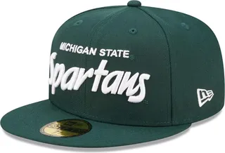 Men's New Era Green Michigan State Spartans Griswold 59FIFTY Fitted Hat