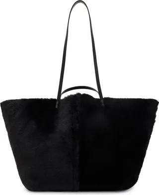 Hannah Genuine Shearling Tote