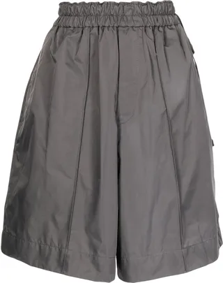 High-Waisted Track Shorts