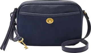 Fossil Women's Brennon Leather Camera Bag