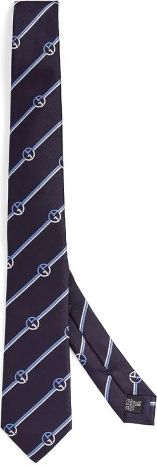 Giorgio Armani Silk Jacquard Striped Tie