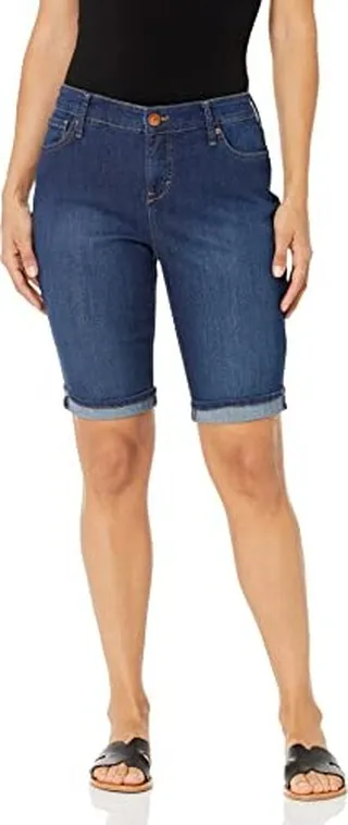 Gloria Vanderbilt Women's Mid Rise Feminine Cut Bermuda Short