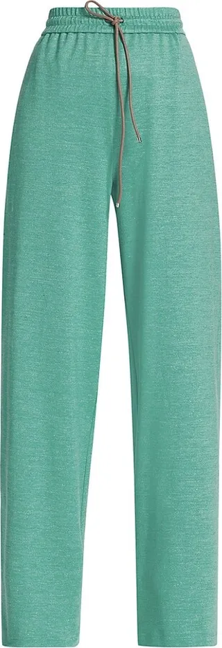 Eolie Heathered Jersey Drawstring Sweatpants