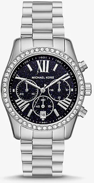 Lexington Pavé Silver-Tone Watch