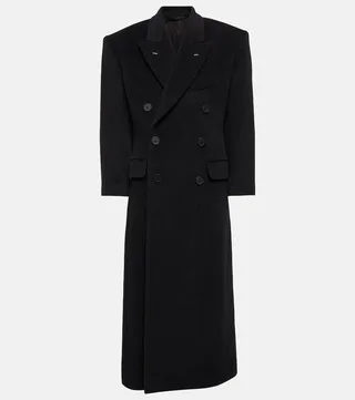 Wool and alpaca wool coat