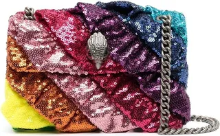Sequins Ruffles Mini Kensington shoulder bag