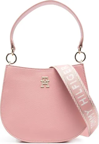 Logo-Plaque Faux-Leather Tote Bag