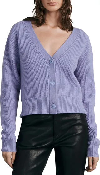 Pierce V-Neck Cashmere Cardigan