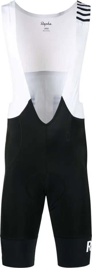 Black And White Pro Team II Cycling Bib Shorts
