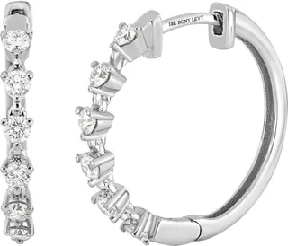 Aviva Diamond Hoop Earrings
