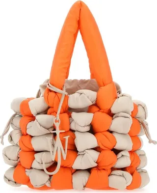JW Anderson Knotted Medium Bucket Tote Bag