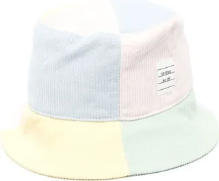 Logo Patch Corduroy Bucket Hat