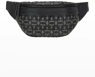 Men's Travel Bicolor Gancini Leather Belt Bag