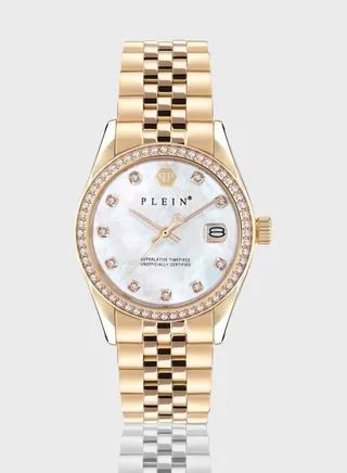 Steel Strap Analog Watch