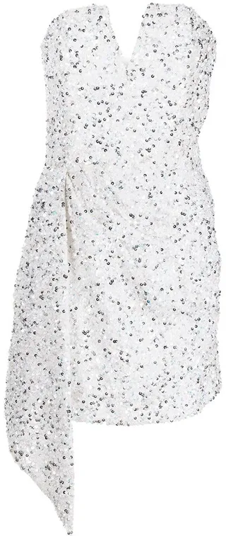 Omer sequin-embellished mini dress