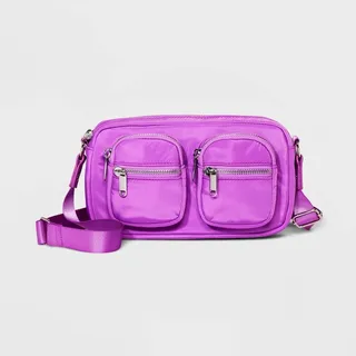 Crossbody Bag with Pockets - Wild Fable™ Purple
